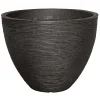 Geli Pflanzgefäß Rillenoptik 31 x 40 cm anthrazit