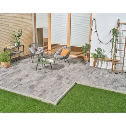 Pflaster „Natura Comfort“ weiß-anthrazit-melange^ Clearance