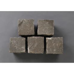 Pflasterstein BASALT 9 x 9 x 9 cm anthrazit