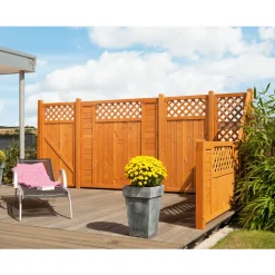 Pfosten Zaunserie Aalborg Mainau Rhombus 9 x 9 x 100 cm* Hot