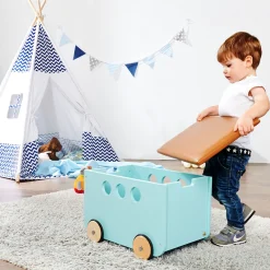 Spielzeugkiste mit Rollen Jim, mint^Pinolino New