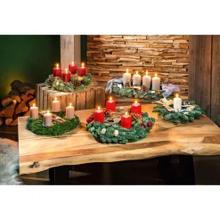 Plantiflor Adventskranz klassisch Durchmesser 30 cm 4 Kerzen
