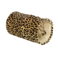 Plüschtunnel Leopard Durchmesser 25 x 50 cm