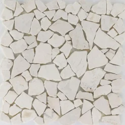 Polymosaik Biancone Marmor 28 x 28 x 0,8 cm* New