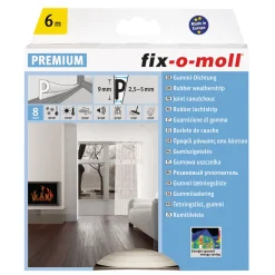 P-Profildichtung selbstklebend weiß 6m 9x5,5 mm^ Sale