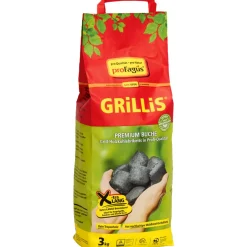 Grill-Holzkohlebriketts Grillis 3 kg*proFagus Best