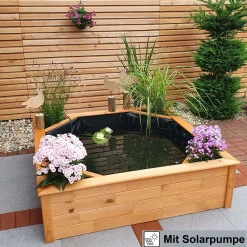 Hochteich 4 seitliche Pflanzzonen solar*Promadino Best