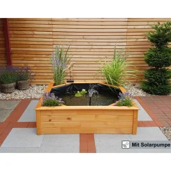 Hochteich 4 seitliche Pflanzzonen solar*Promadino Best