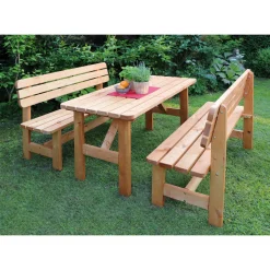 Promadino Holz-Garnitur Summer honigbraun