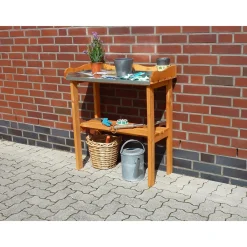 Promadino Pflanztisch mit verzinkter Arbeitsfläche