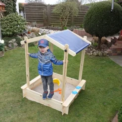 Sandkasten Peter mit Dach^Promadino Clearance