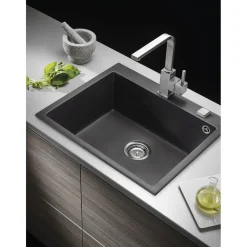 Einbauspuele ISTROS 61 x 50 cm 1B Granit Iron Grey^Pyramis