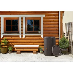 4rain Regenspeicher Madera 220 L braun