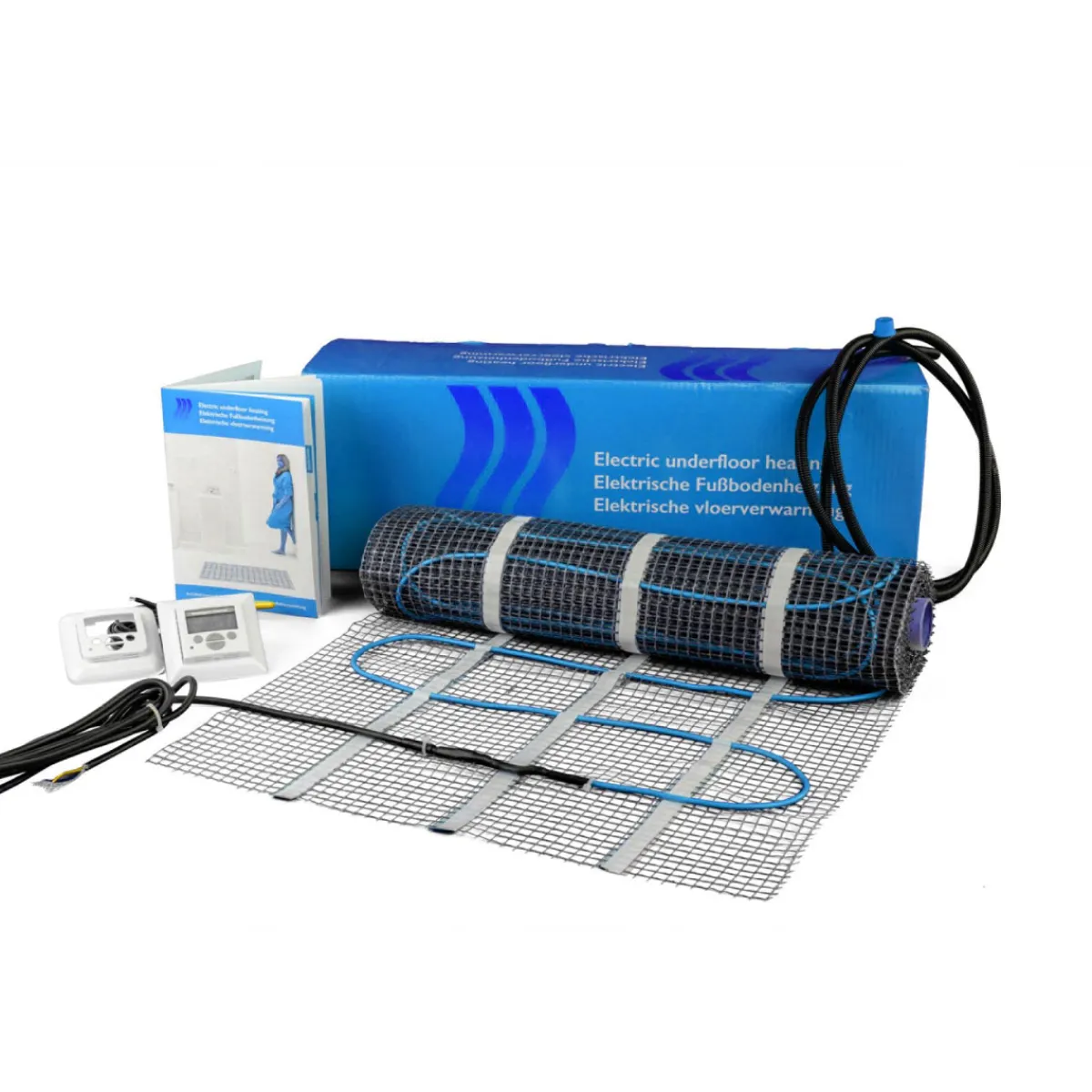 Ausrollbare Elektro-Flächenheizung als Komplettset, 5 m²*Ratiodämm Hot