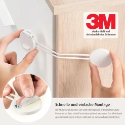 Multi-Sicherung für Möbel weiß*Reer