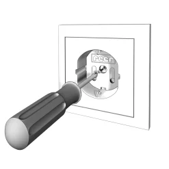 Kinder Reer Steckdosenschutz schraubbar weiß 10 Stück