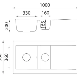 Einbauspüle Denver Mineralite*Respekta New
