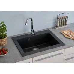 Einbauspüle Ohio Mineralite^Respekta Discount