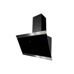 Haube Schwarz, 60 cm, EEK A++9 Leistungsstufen LED-Beleuchtung^Respekta