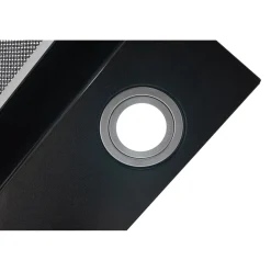 Haube Schwarz, 60 cm, EEK A++9 Leistungsstufen LED-Beleuchtung^Respekta