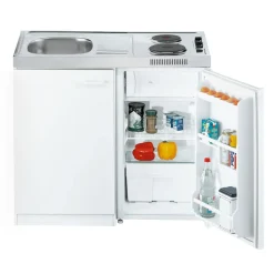 Levin Miniküche Pantry100SV 100 cm Weiß*Respekta Outlet