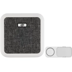 Funk-Gong mit Taster & Stoffbez.Orchestra für Steckdose 58 Mel.150m weiß*REV Ritter Clearance