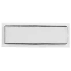 Klingeltaster Aufputz Kunststoff 1-fach mit Namensschild & Beleuchtung weiß*REV Ritter Hot