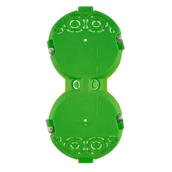 REV Ritter Hohlwanddose 2-fach grün 50 mm