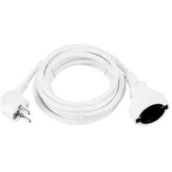 Verlängerung Schutzkontakt Kunststoff H05VV-F 3G1,5² 3m weiß^REV Ritter