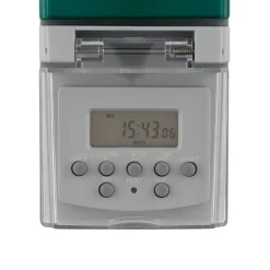 Zeitschaltuhr außen IP44 digital Standard 140 Schaltzeiten grau-grün^REV Ritter Outlet