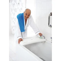 Badewannen-Brett mit Haltegriff weiß^Ridder Discount