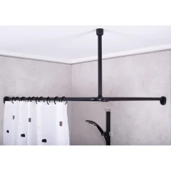 Deckenstütze Wien Durchmesser 25 mm ca 55 cm schwarz*Ridder Discount