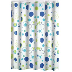 Ridder Duschvorhang Kreise Folie 180 x 200 cm