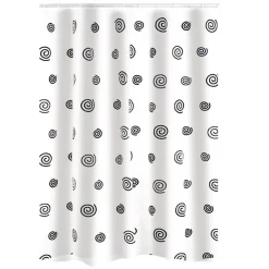 Ridder Duschvorhang Snail Textil 180 x 200 cm