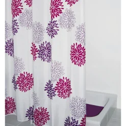 Duschvorhang Textil Sandra ca 180 x 200 cm lila*Ridder Hot