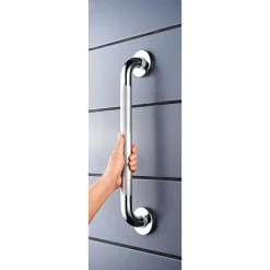 Haltegriff mit rutschhemmender Grifffläche 45 cm poliert Edelstahl*Ridder Outlet