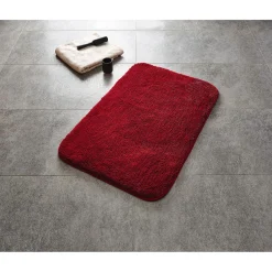 Ridder Teppich Chic 60 x 90 cm rot Polyester-Microfaser