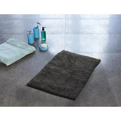 Teppich Soft 55 x 85 cm anthrazit Polyester-Microfaser*Ridder