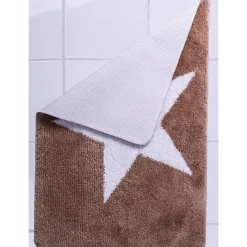 Teppich Star 60 x 90 cm weiß-beige Polyester-Microfaser*Ridder Sale