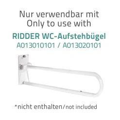 WC-Papierhalter für WC-Aufstehbügel klappbar*Ridder Clearance