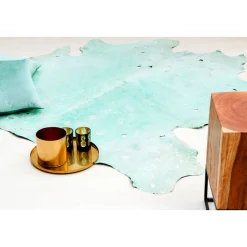 Rindlederteppich Fly 110 Lapisblau/silber*