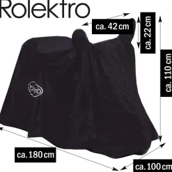 Abdeckhülle für Trike Quad Krankenfahrstühle mit Logo^Rolektro New