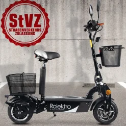 E-Scooter „E-Joy 20 “, Schwarz*Rolektro Discount