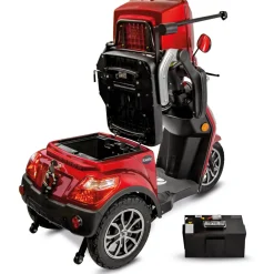 E-Trike 15 V.3 Lithium Rot 60-30AH Akku 1000 Watt*Rolektro Clearance