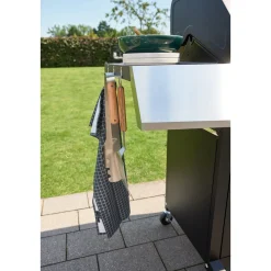 Rothmann Gasgrillwagen Daytona 5 Plusschwarz mit Edelstahlapplikationen