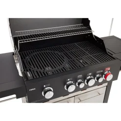 Gasgrillwagen Oregon 4 TurboPlus, 4-Brenner mit SK*Rothmann Hot