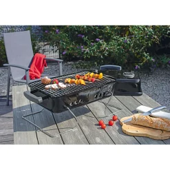 Rothmann Holzkohlegrill Springfield 43,3 x 30 x 30,5 cm schwarz