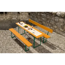 Festzeltgarnitur Bierbank mit Lehne*Ruku Outlet