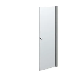 Drehtür 200 x 65-67 cm Klarglas^Scanbad Outlet