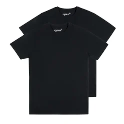 Doppelpack T-Shirt schwarz Größe L*Scheibler Discount